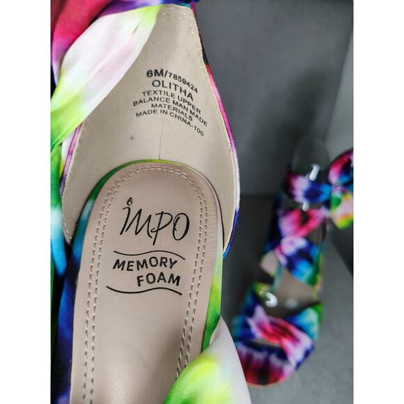 IMPO Ohanna Wedge Sandals ~ Tie Dye Multi  Size 6 - Picture 7 of 7